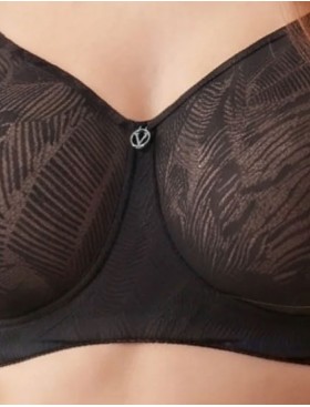 Мягкий бюстгальтер без косточек Verde Veronica OD10 nero, Цвет: nero (черный), Размеры: 85C, изображение 6