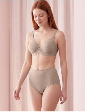 Трусы высокие Verde Veronica OD39 terra, Цвет: terra (бежевый), Размеры: S, изображение 3