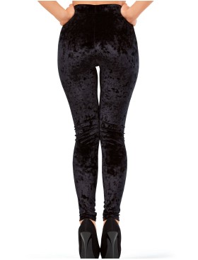Треггинсы бархатные Opium ADELE, Цвет: черный, Размеры: S, изображение 2