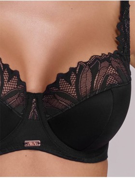 Бюстгальтер полумягкий Ava YASEMIN 2105 PU black, Цвет: черный, Размеры: 75C, изображение 5