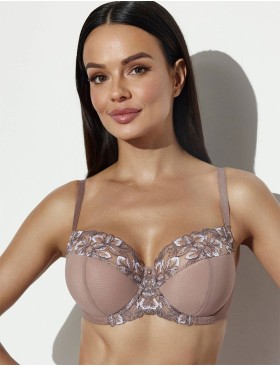 Бюстгальтер полупоролон Ava BLUSHING 2273 PU mocha mousse, Цвет: мокка, Размеры: 100D, изображение 4