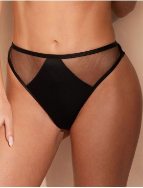 Трусики стринги Kinga LOU 932/2-S черный, Цвет: черный, Размеры: S