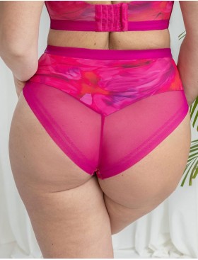 Трусы высокие Kris Line ROSABELLA briefs high waist, Цвет: розовый цикламен, Размеры: M, изображение 2
