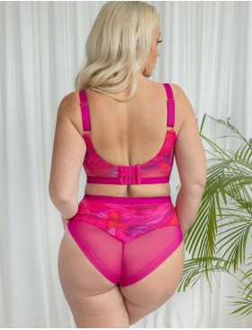 Трусы высокие Kris Line ROSABELLA briefs high waist, Цвет: розовый цикламен, Размеры: M, изображение 5