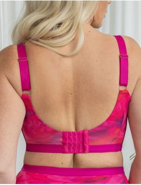 Бюстгальтер мягкий Kris Line ROSABELLA soft bralette, Цвет: розовый цикламен, Размеры: 70G, изображение 2