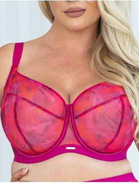 Бюстгальтер с подкроем Kris Line ROSABELLA soft full cup, Цвет: розовый цикламен, Размеры: 65G