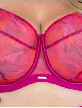 Бюстгальтер с подкроем Kris Line ROSABELLA soft full cup, Цвет: розовый цикламен, Размеры: 65G, изображение 4