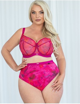 Бюстгальтер с подкроем Kris Line ROSABELLA soft full cup, Цвет: розовый цикламен, Размеры: 65G, изображение 5