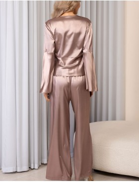 Пижама со штанами женская Mia-Amore GIGI 2346 карамель, Цвет: карамель, Размеры: 2XL, изображение 2