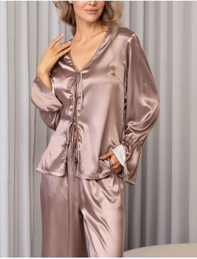 Пижама для сна Mia-Amore GIGI 2347 карамель, Цвет: карамель, Размеры: L, изображение 3