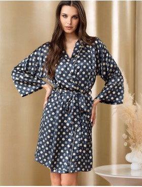 Короткий халат-кимоно Mia-Amore ORION 9153, Цвет: мультицвет, Размеры: 2XL/3XL