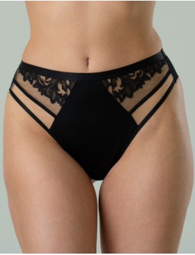 Трусики бразилиана Subtille BARBARA BLACK brazilian panties, Цвет: черный, Размеры: M