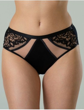 Трусы слипы комфорт Subtille BARBARA BLACK high-waist, Цвет: черный, Размеры: XL