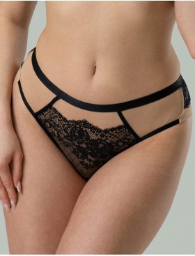 Трусики бразилиана Subtille EVELYN BLACK brazilian panties, Цвет: черный, Размеры: M