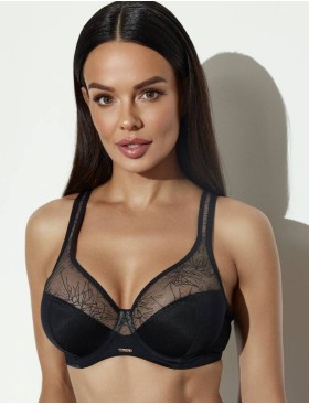 Бюстгальтер с широкими бретелями Ava AVIAN 2301 M black, Цвет: черный, Размеры: 100D, изображение 6