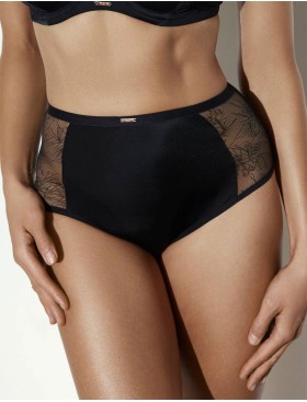 Трусы бразилиана высокие Ava AVIAN 2301 brazilian black, Цвет: черный, Размеры: XL