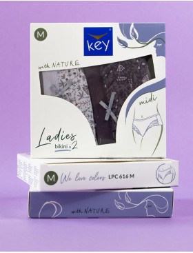 Набор трусов слипов Key LPC 616 (2 шт) мульти, Цвет: мульти, Размеры: M, изображение 5