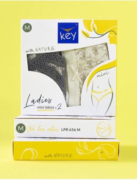 Набор трусов слип-мини Key LPR 656 (2 шт) мульти, Цвет: мульти, Размеры: S, изображение 5