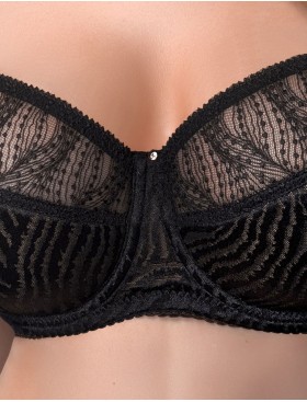 Бюстгальтер полупоролоновый Mioocchi ПАТРИЦИЯ 8395 nero, Цвет: nero (черный), Размеры: 80B, изображение 4