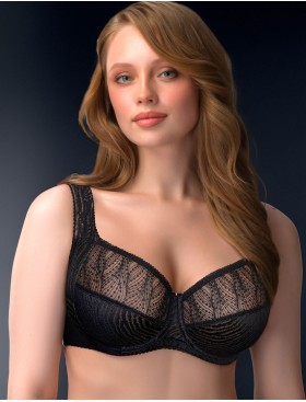Бюстгальтер с широкими бретелями Mioocchi ПАТРИЦИЯ 8396 nero, Цвет: nero (черный), Размеры: 80C, изображение 3