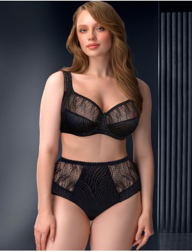 Бюстгальтер с широкими бретелями Mioocchi ПАТРИЦИЯ 8396 nero, Цвет: nero (черный), Размеры: 80C, изображение 6