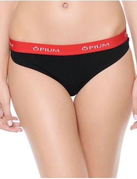 Трусы стринги с заниженной талией  Opium T-39 NERO, Цвет: черный, Размеры: L