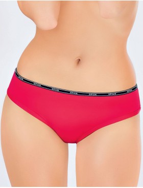 Трусы слипы с контрастной резинкой Opium T-97, Цвет: коралловый, Размеры: S