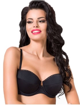 Бюстгальтер балконет Alles ELENA II U черный, Цвет: черный, Размеры: 75G, изображение 3