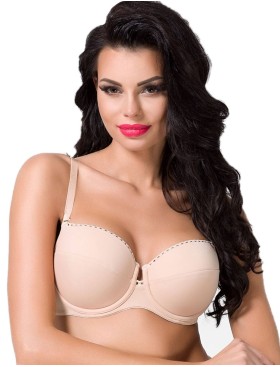 Бюстгальтер балконет Alles ELENA II U телесный, Цвет: телесный, Размеры: 80E, изображение 4