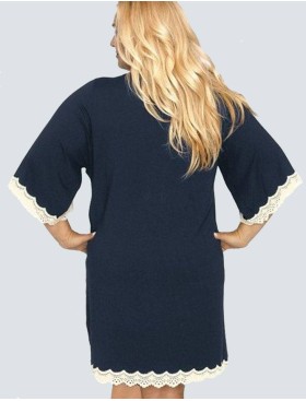 Сорочка Akcent 507 темно-синий, Цвет: темно-синий, Размеры: L, изображение 2