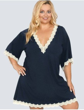 Сорочка Akcent 507 темно-синий, Цвет: темно-синий, Размеры: L