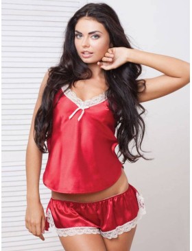 Атласные шортики OPIUM ISTINTO 411 красный/жемчужный, Цвет: красный/жемчужный, Размеры: S/M, изображение 2