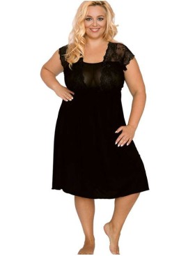 Сорочка Akcent 504 черный, Цвет: черный, Размеры: L