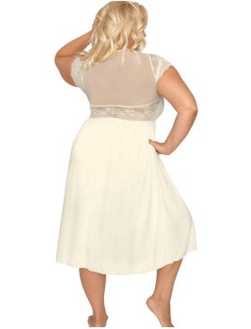 Сорочка Akcent 504 экрю, Цвет: экрю, Размеры: S, изображение 4