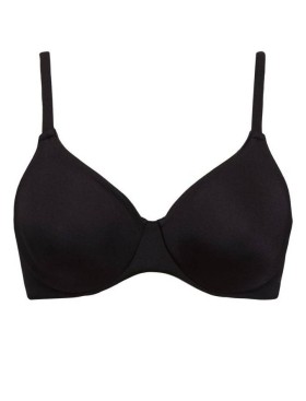 Бюстгальтер мягкая бесшовная чашка Sielei FANTASTIC 1662 nero, Цвет: nero (черный), Размеры: 80C, изображение 2