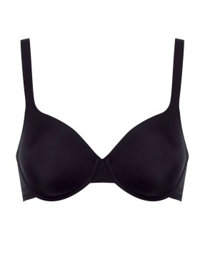 Гладкий формованный бюстгальтер Lormar MOUSSE nero, Цвет: nero (черный), Размеры: 80C, изображение 4