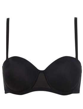 Бюстгальтер балконет фашия пуш-ап Lormar PURA nero, Цвет: nero (черный), Размеры: 70B, изображение 6