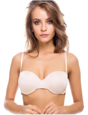Бюстгальтер бандо с пуш-ап Sielei PURE LOVE 1972 cipria, Цвет: cipria (телесный), Размеры: 70B, изображение 3