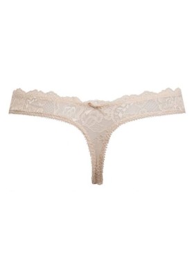 Кружевные трусы стринги Sielei PURE LOVE 1973 cipria, Цвет: cipria (телесный), Размеры: S, изображение 3