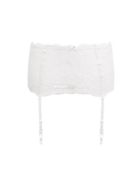 Кружевной пояс для чулок Sielei PURE LOVE 1979 bianco, Цвет: bianco (белый), Размеры: XS, изображение 5