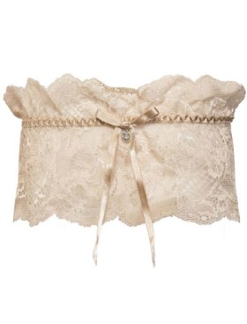 Кружевная подвязка Sielei PURE LOVE 1980 cipria, Цвет: cipria (телесный), Размеры: UN