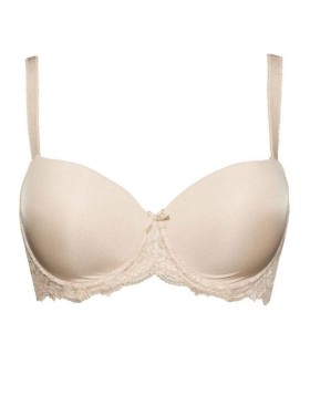 Бюстгальтер формованная чашка Sielei WONDER LACE 2452 cipria, Цвет: cipria (телесный), Размеры: 90D, изображение 3