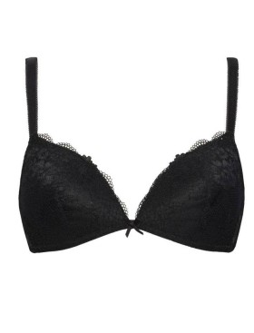 Кружевной бескостный бюстгальтер Sielei WONDER LACE 2458 nero, Цвет: nero (черный), Размеры: 70B, изображение 4