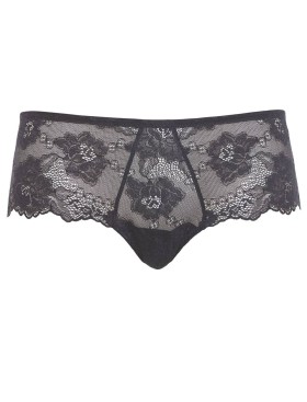 Трусы шортики кружевные Lormar DELUXE sh nero, Цвет: nero (черный), Размеры: M, изображение 3