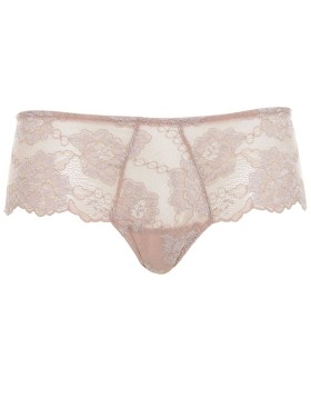 Трусы шортики кружевные Lormar DELUXE sh noisette, Цвет: noisette (телесный), Размеры: M, изображение 2