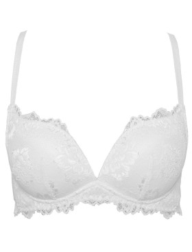 Бюстгальтер планж пуш-ап без каркасов Lormar DESIDERIO PIZZO bianco, Цвет: bianco (белый), Размеры: 70B, изображение 3