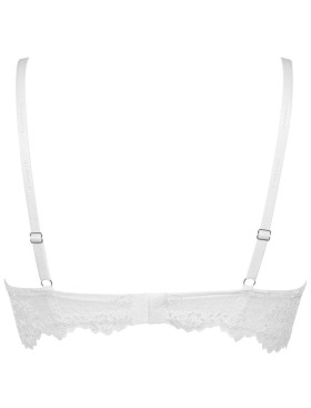 Бюстгальтер планж пуш-ап без каркасов Lormar DESIDERIO PIZZO bianco, Цвет: bianco (белый), Размеры: 70B, изображение 4