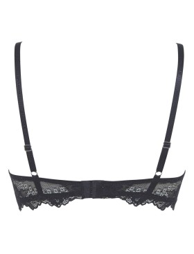 Бюстгальтер планж пуш-ап без каркасов Lormar DESIDERIO PIZZO nero, Цвет: nero (черный), Размеры: 70B, изображение 5