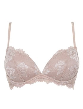 Бюстгальтер планж пуш-ап без каркасов Lormar DESIDERIO PIZZO noisette, Цвет: noisette (телесный), Размеры: 70B, изображение 3