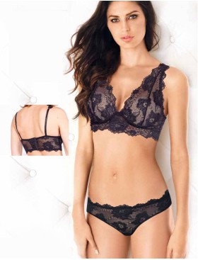 Бюстгальтер бралетт пуш-ап Lormar GEM nero, Цвет: nero (черный), Размеры: 75B, изображение 5